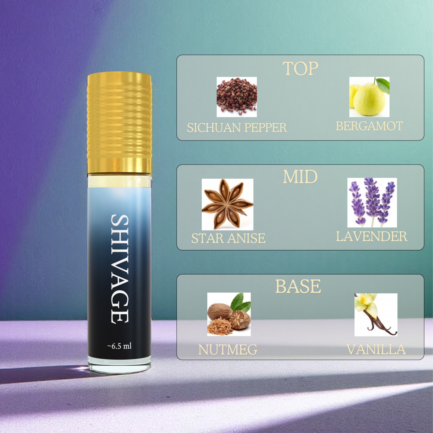NEESENCE Shivage Luxury Attar 100% Alcohol-Free, All-Day Wear Perfume Oil Long Lasting Itra
