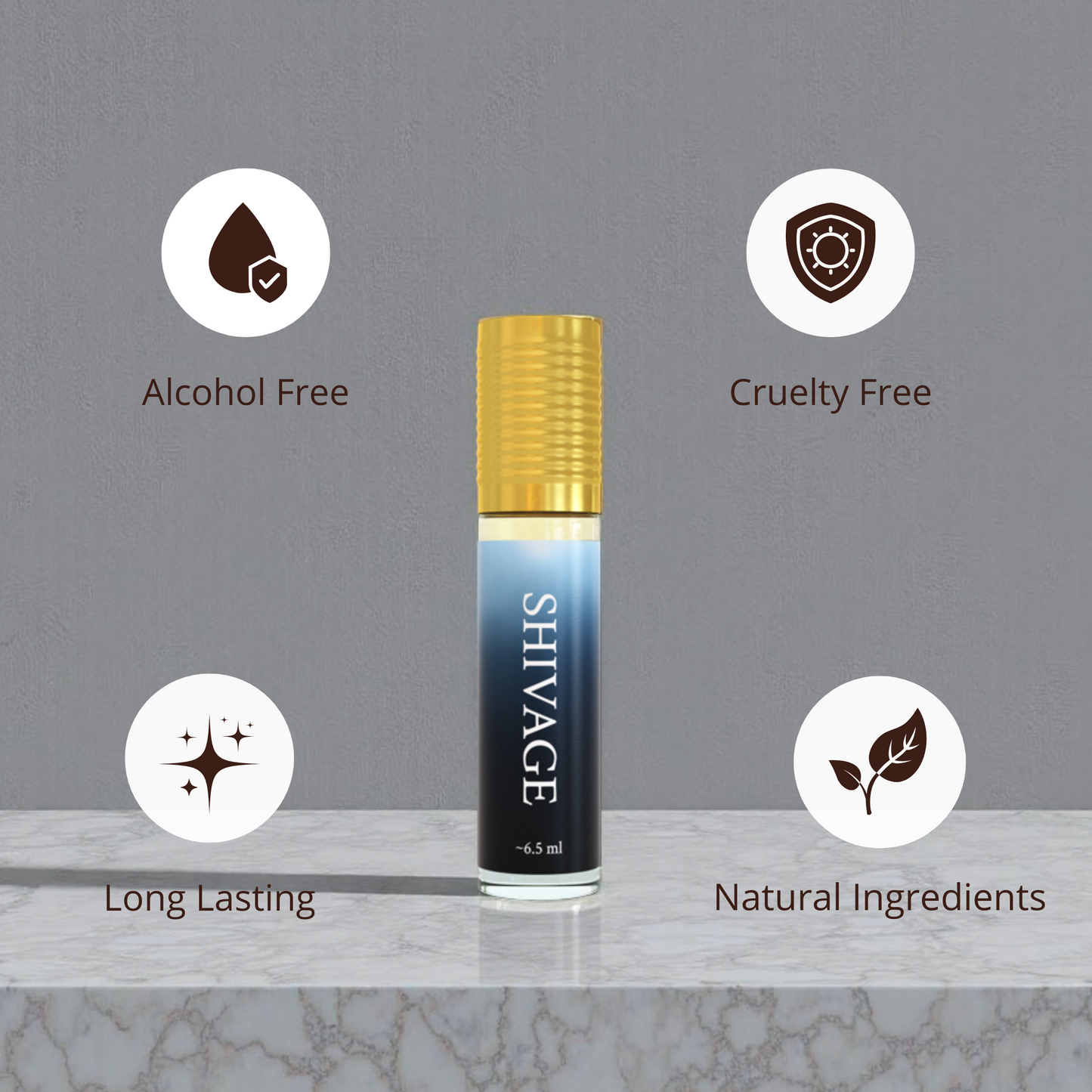 NEESENCE Shivage Luxury Attar 100% Alcohol-Free, All-Day Wear Perfume Oil Long Lasting Itra