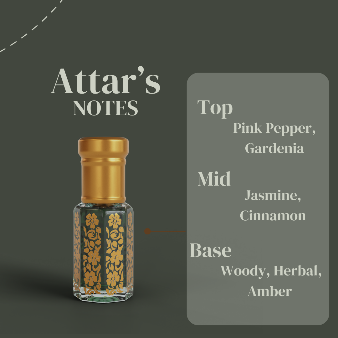 Jannatul Firdaus Attar By NEESENCE Alcohol Free Luxury ittar