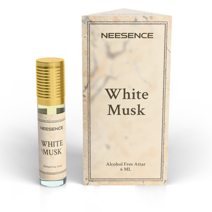 White Musk Attar Oil 12Ml | Arabic Itra Roll On Etar Oils For Men And Women