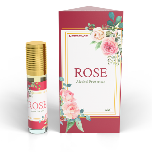Rose Attar Oil 6Ml | Arabic Itra Roll On Etar Oils For Men And Women