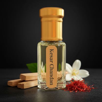 NEESENCE Kesar Chandan Attar 6ml Concentrated Elegant Scent