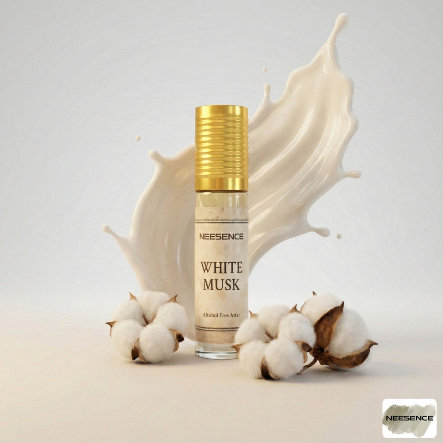 White Musk Attar Oil 12Ml | Arabic Itra Roll On Etar Oils For Men And Women