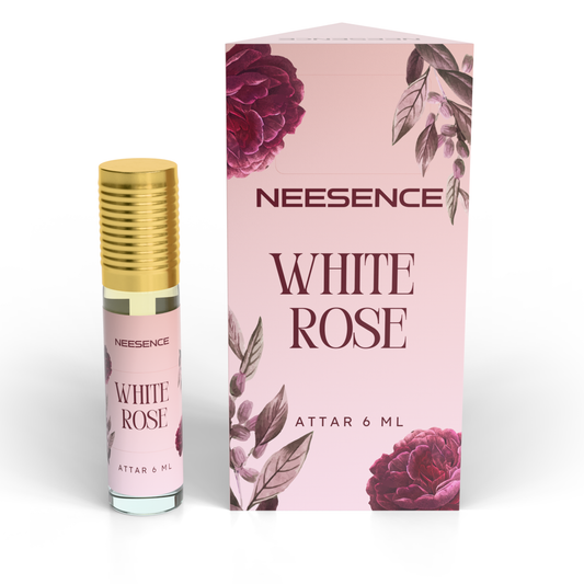 White Rose Attar Oil 6Ml | Arabic Itra Roll On Etar Oils For Men And Women