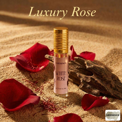 White Rose Attar Oil 6Ml | Arabic Itra Roll On Etar Oils For Men And Women