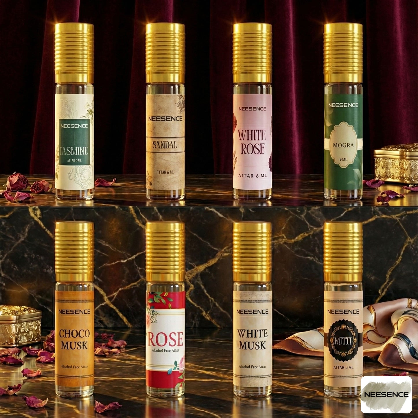 Jasmine Attar Oil 12Ml | Arabic Itra Roll On Etar Oils For Men And Women