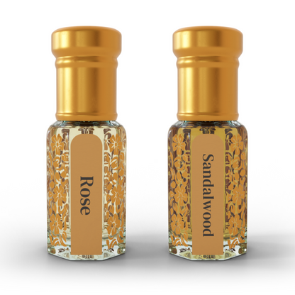 Sandalwood & Rose Attar By NEESENCE Alcohol Free Luxury ittar