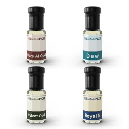 NEESENCE Signatuer Attar Combo Set Pack of 4 6ml Each | Luxury ittar Gift Set For Men & Women |