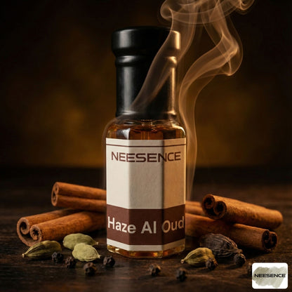 Haze Al Oud Premium Attar By NEESENCE - Long Lasting Alcohol-Free Perfume Oil