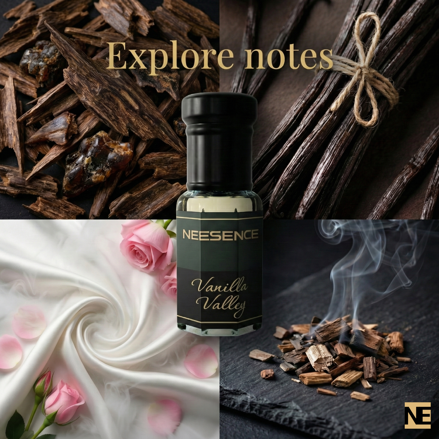 Vanilla Valley Luxury Attar 12ml Super Long Lasting Non-Alcohlic Perfume Roll On