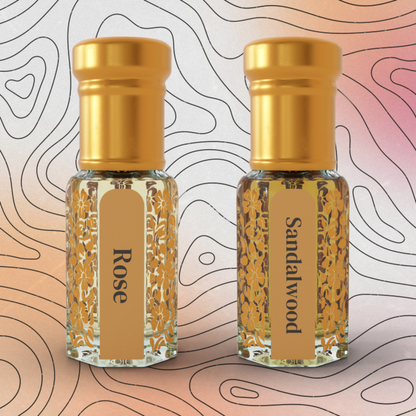 Sandalwood & Rose Attar By NEESENCE Alcohol Free Luxury ittar