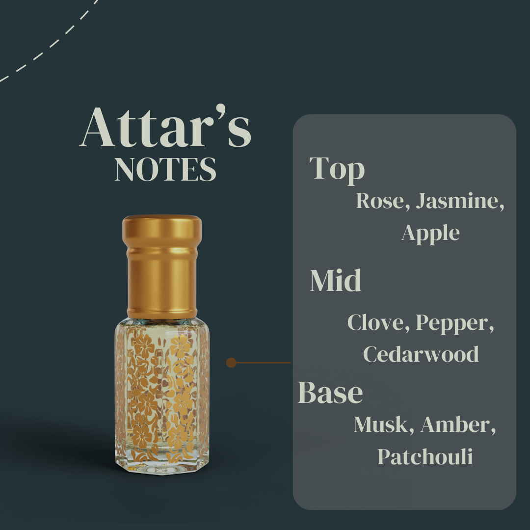 White Oudh Attar By NEESENCE Alcohol Free Luxury ittar