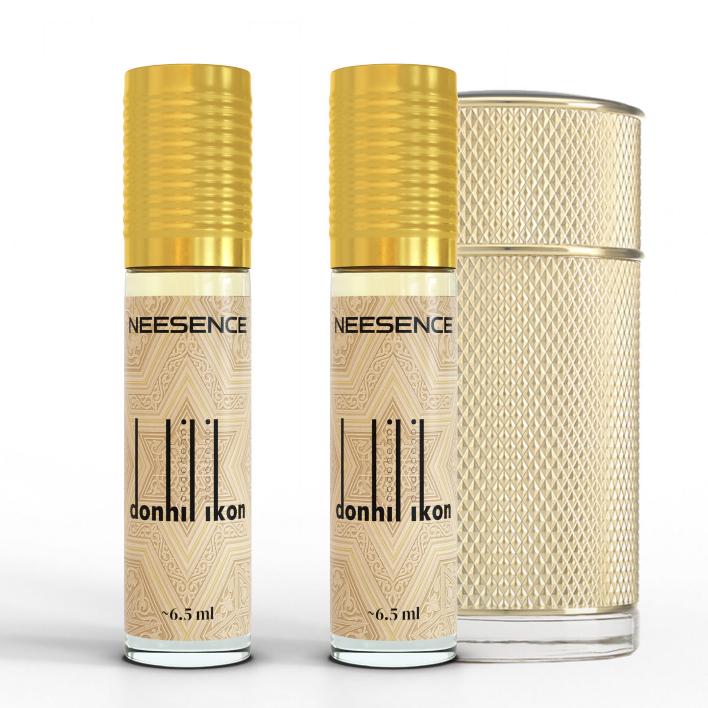 NEESENCE Donhil Icon Luxury Attar 6.5ml | Super Long Lasting 100% Alcohol Free & Pure | Best For Men Women Itra | SRK Special Perfume Oil