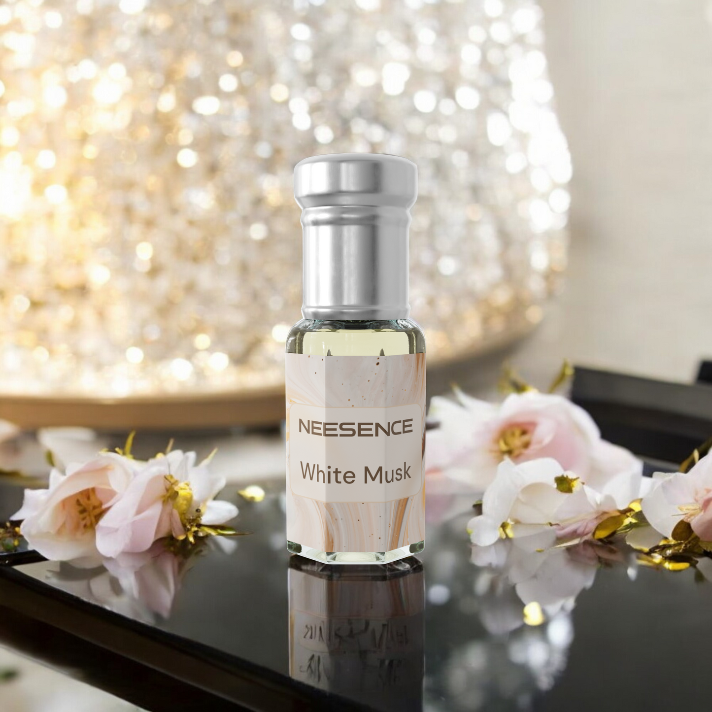 White Musk Attar by NEESENCE 12ml Concentrated Elegant Scent 100% Alcohol-Free