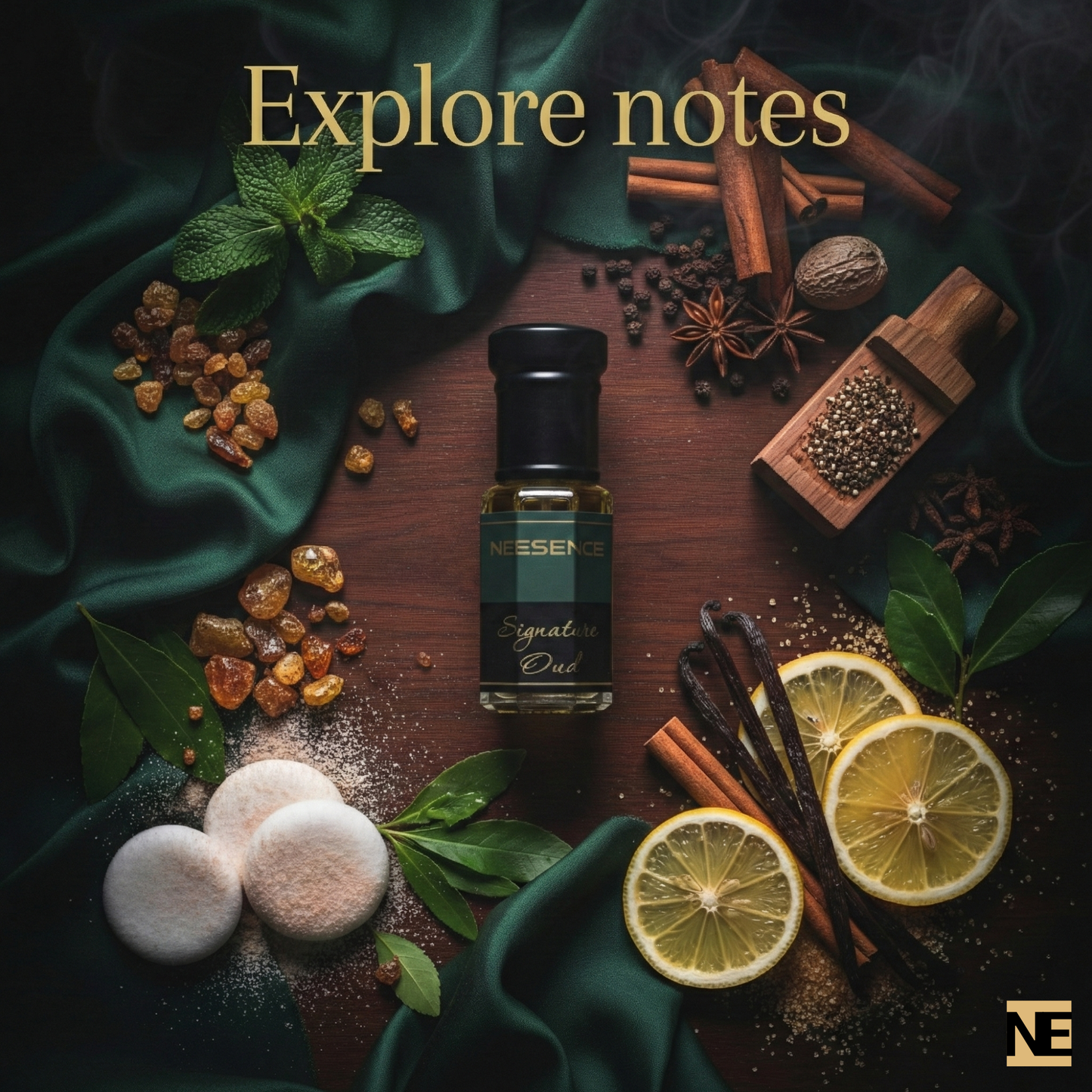 Neesence Signature Oud Luxury Attar 6ml Super Long Lasting Non-Alcohlic Perfume Roll On