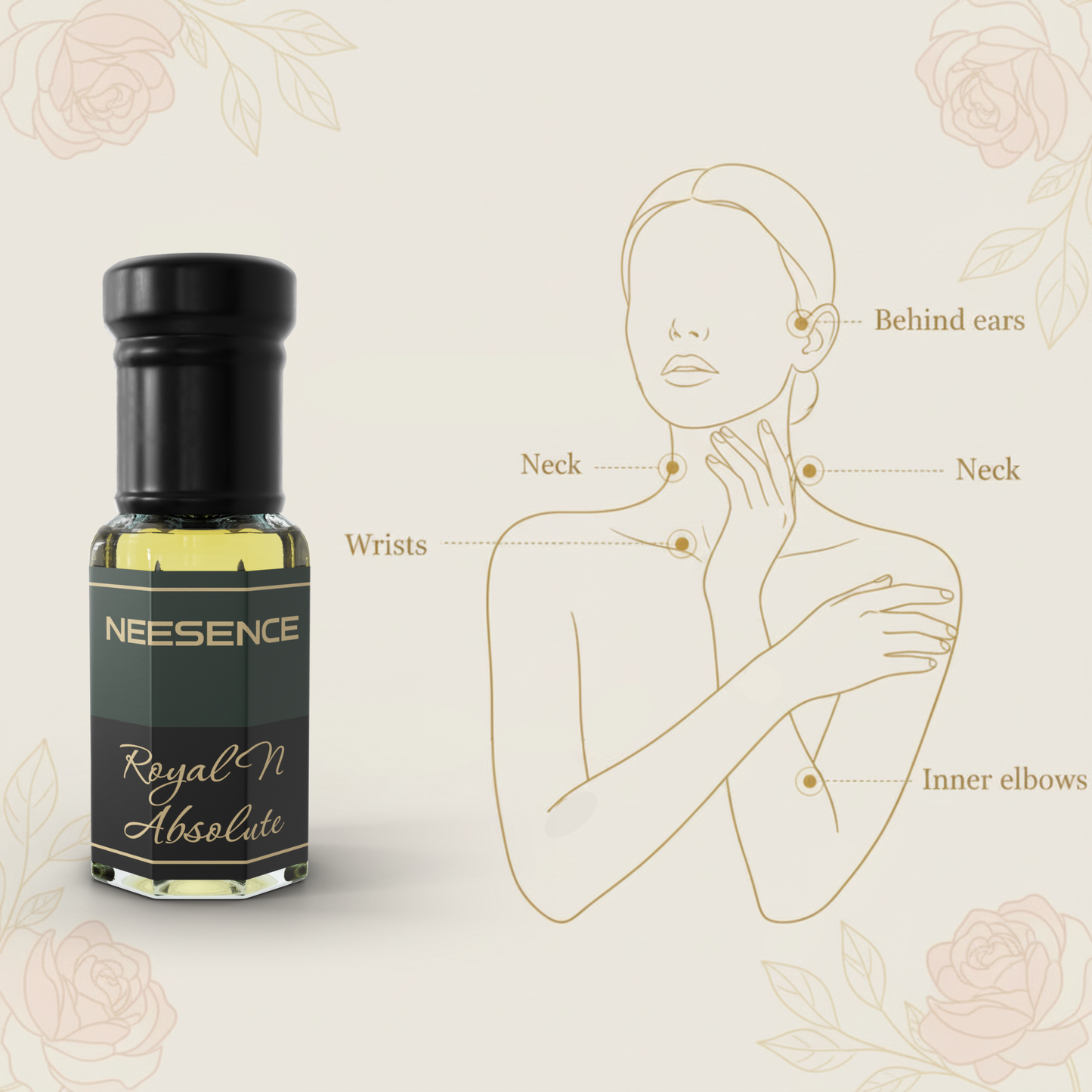 NEESENCE 1st Signature series Attar Combo – Absolute, kohinoor, Signature Oud, Vanilla Valley
