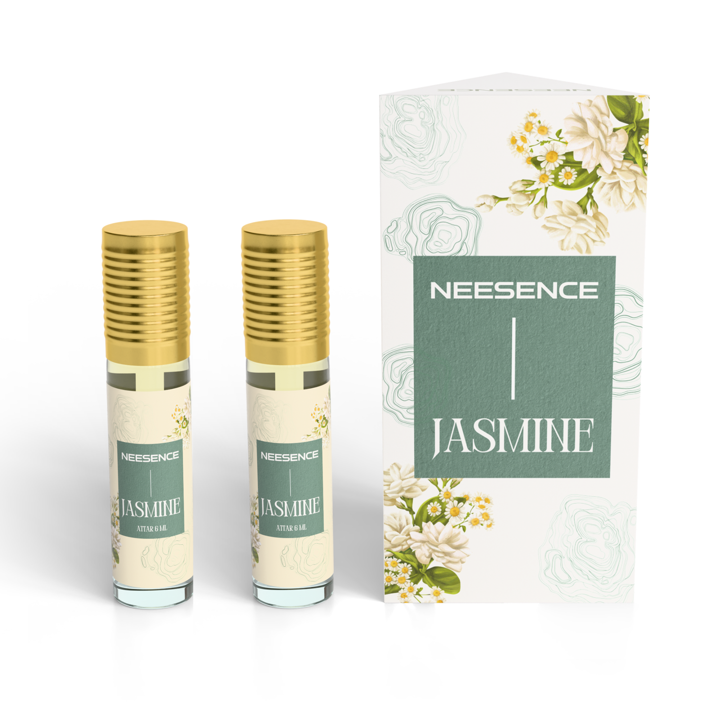 Jasmine Attar Oil 12Ml | Arabic Itra Roll On Etar Oils For Men And Women
