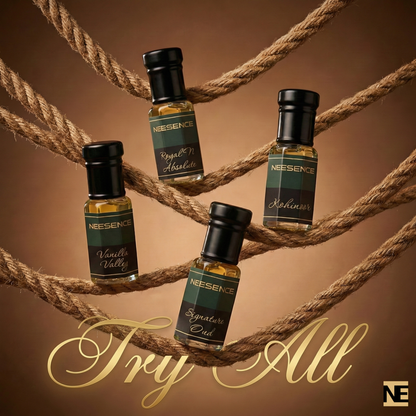 NEESENCE 1st Signature series Attar Combo – Absolute, kohinoor, Signature Oud, Vanilla Valley