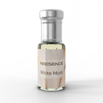 White Musk Attar by NEESENCE 12ml Concentrated Elegant Scent 100% Alcohol-Free