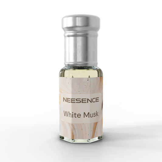 White Musk Attar by NEESENCE 12ml Concentrated Elegant Scent 100% Alcohol-Free