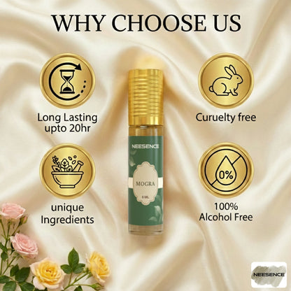 Mogra Attar Oil 6Ml | Arabic Itra Roll On Etar Oils For Men And Women