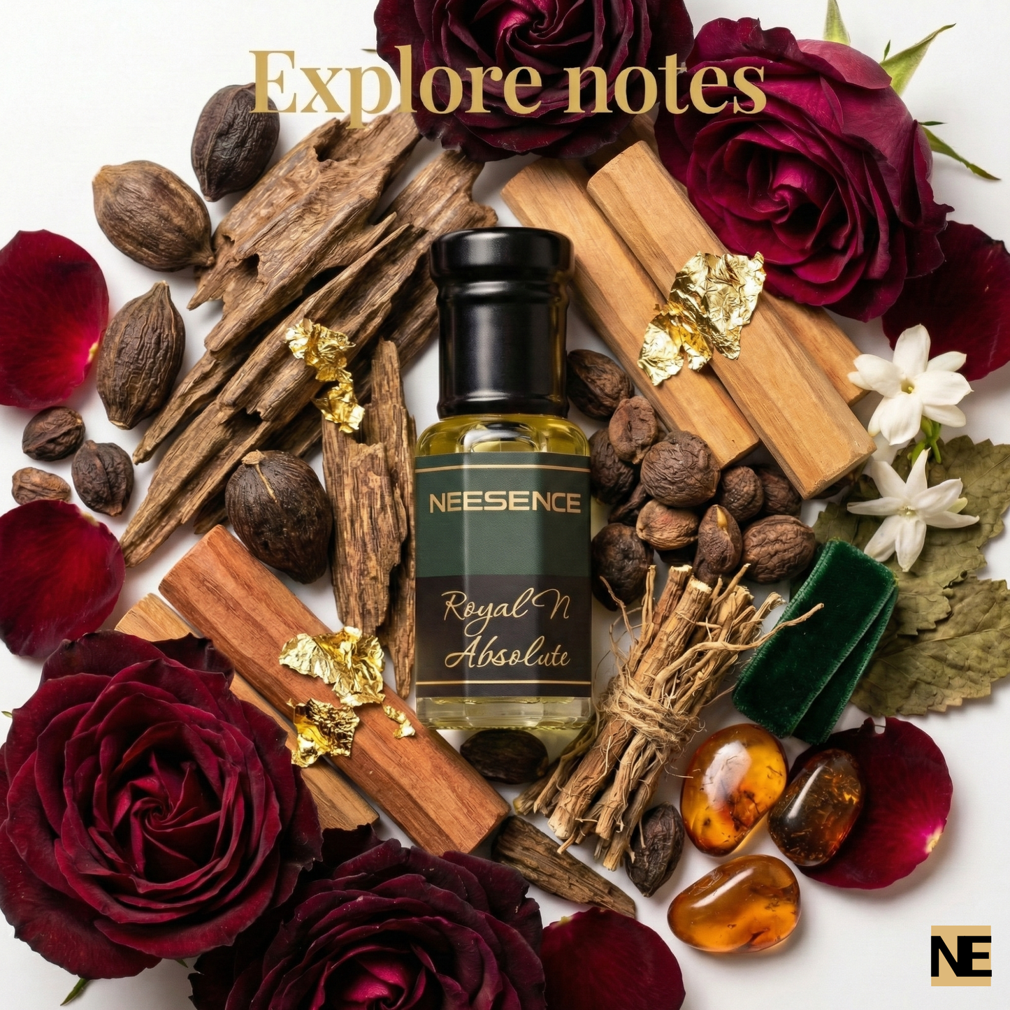 Neesence Royal N Absolute Luxury Attar Long Lasting Non-Alcohlic Perfume Roll On