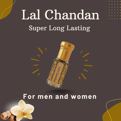 Lal Chandan Attar By NEESENCE Alcohol Free Luxury ittar