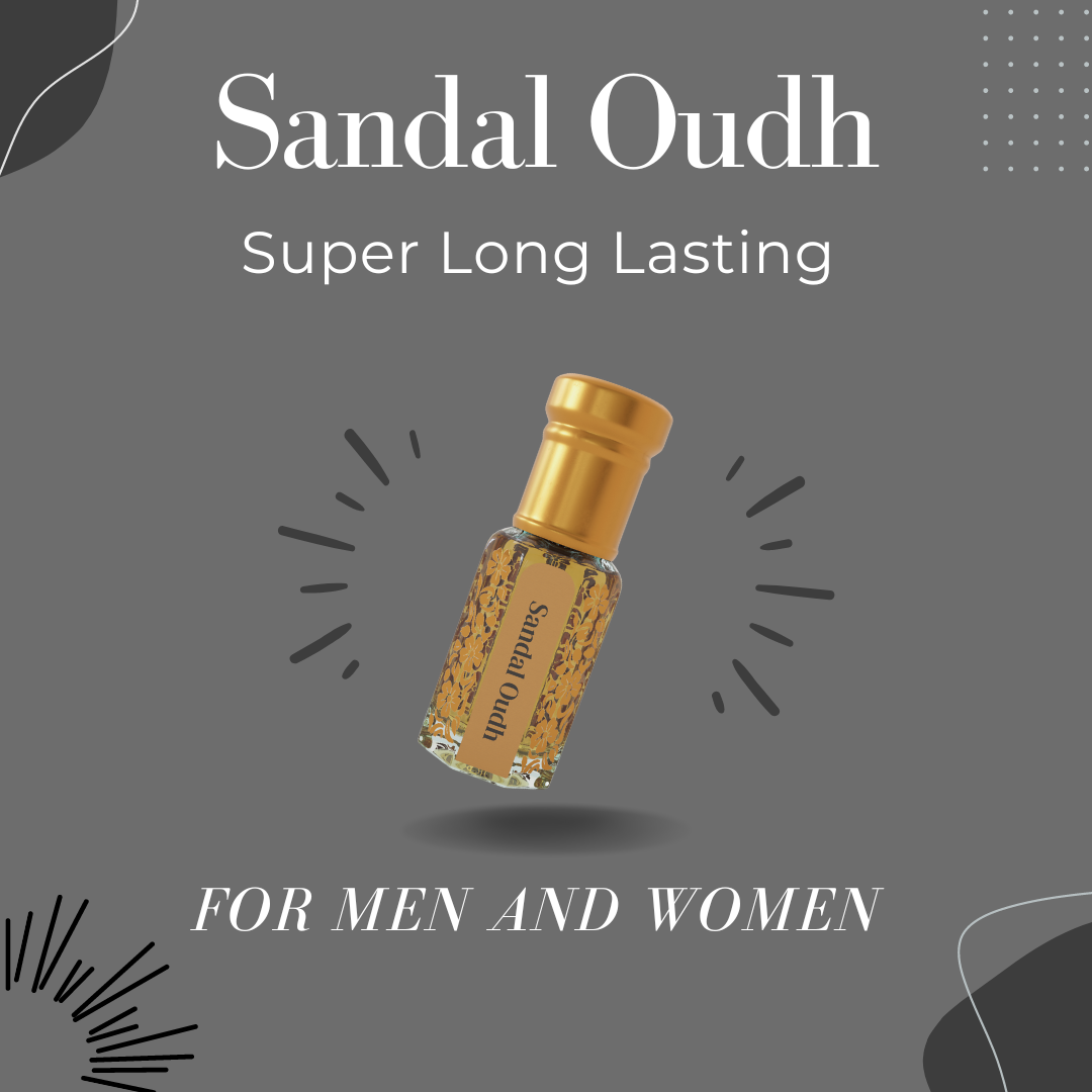 Sandal Oudh Attar By NEESENCE Alcohol Free Luxury ittar