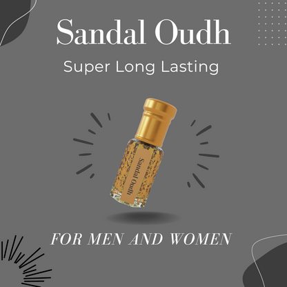 Sandal Oudh Attar By NEESENCE Alcohol Free Luxury ittar