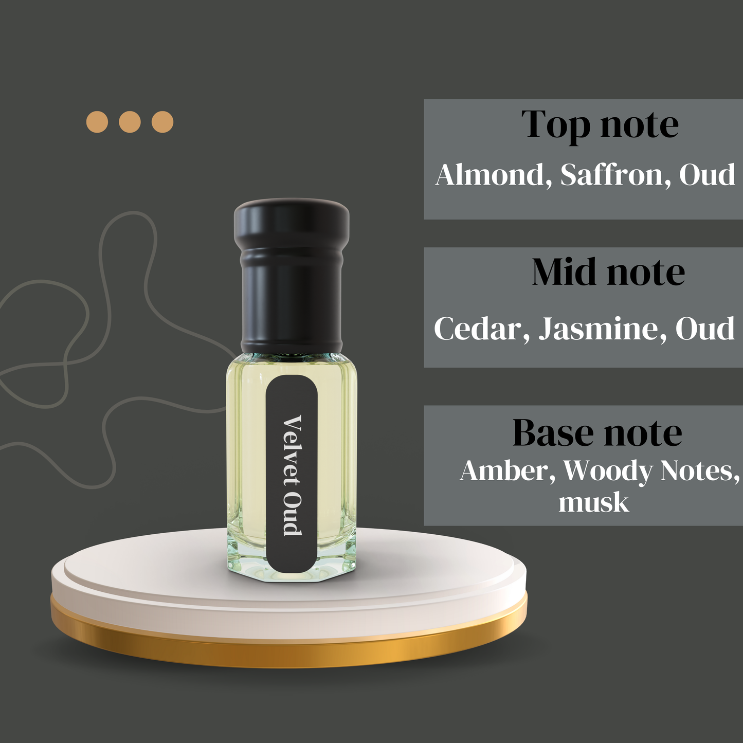 Velvet Oud Attar By NEESENCE Alcohol Free Luxury ittar