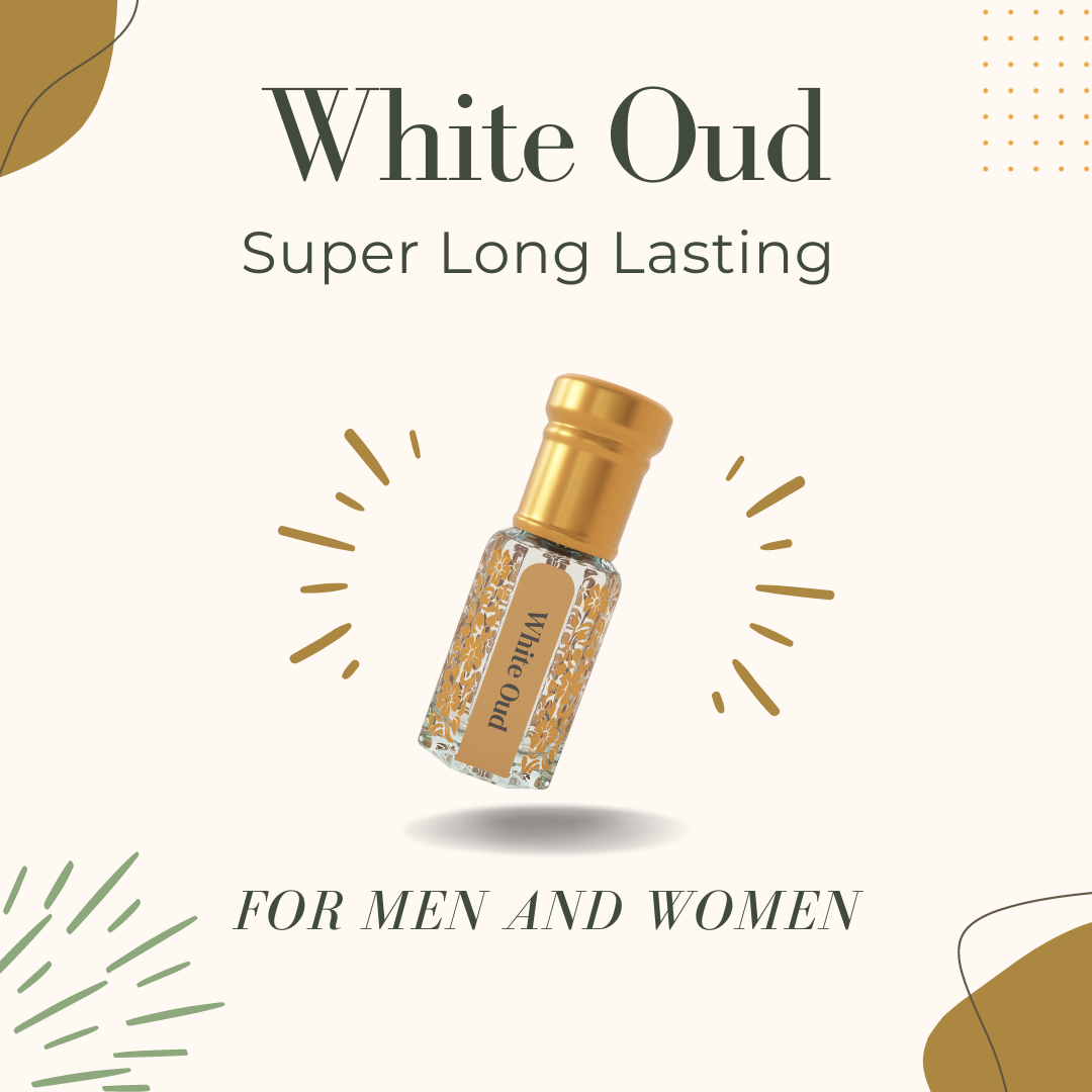 White Oudh Attar By NEESENCE Alcohol Free Luxury ittar