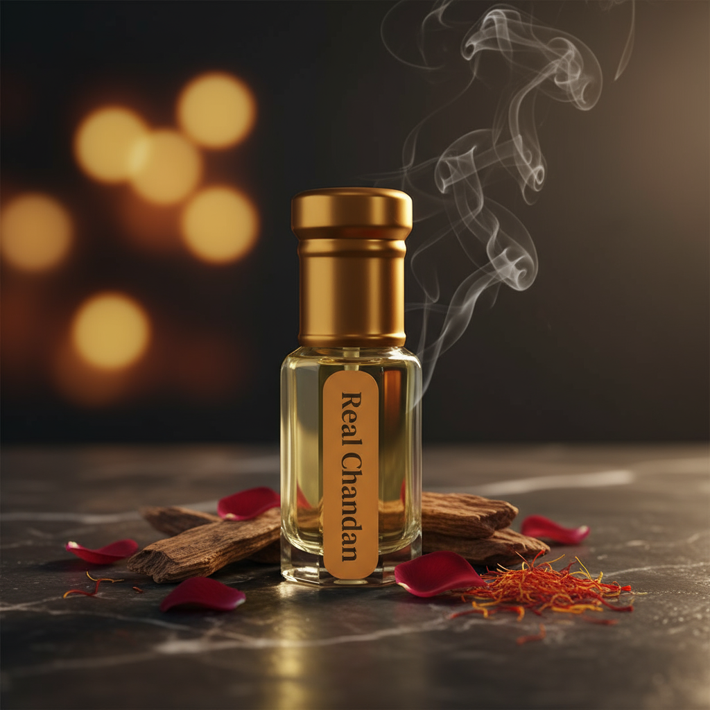Real Chandan Attar Original Pure Long-Lasting NEESENCE