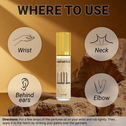NEESENCE Tam Don & Donhil Icon Luxury Attar 6.5ml Pack of 2 | Super Long Lasting 100% Alcohol Free & Pure | Best For Men Women Itra | SRK Special Perfume Oil