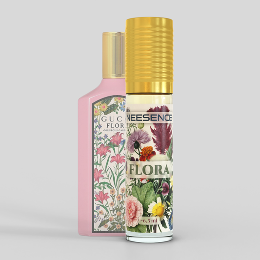 NEESENCE Flora Luxury Attar 6.5ml | Super Long Lasting 100% Alcohol Free & Pure | Best For Men Women Itra | Luxury Perfume Oil