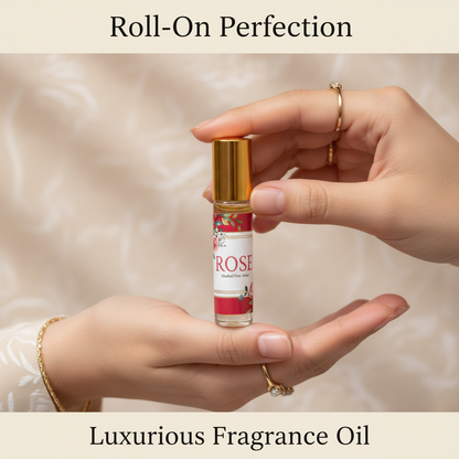 Rose Attar Oil 6Ml | Arabic Itra Roll On Etar Oils For Men And Women