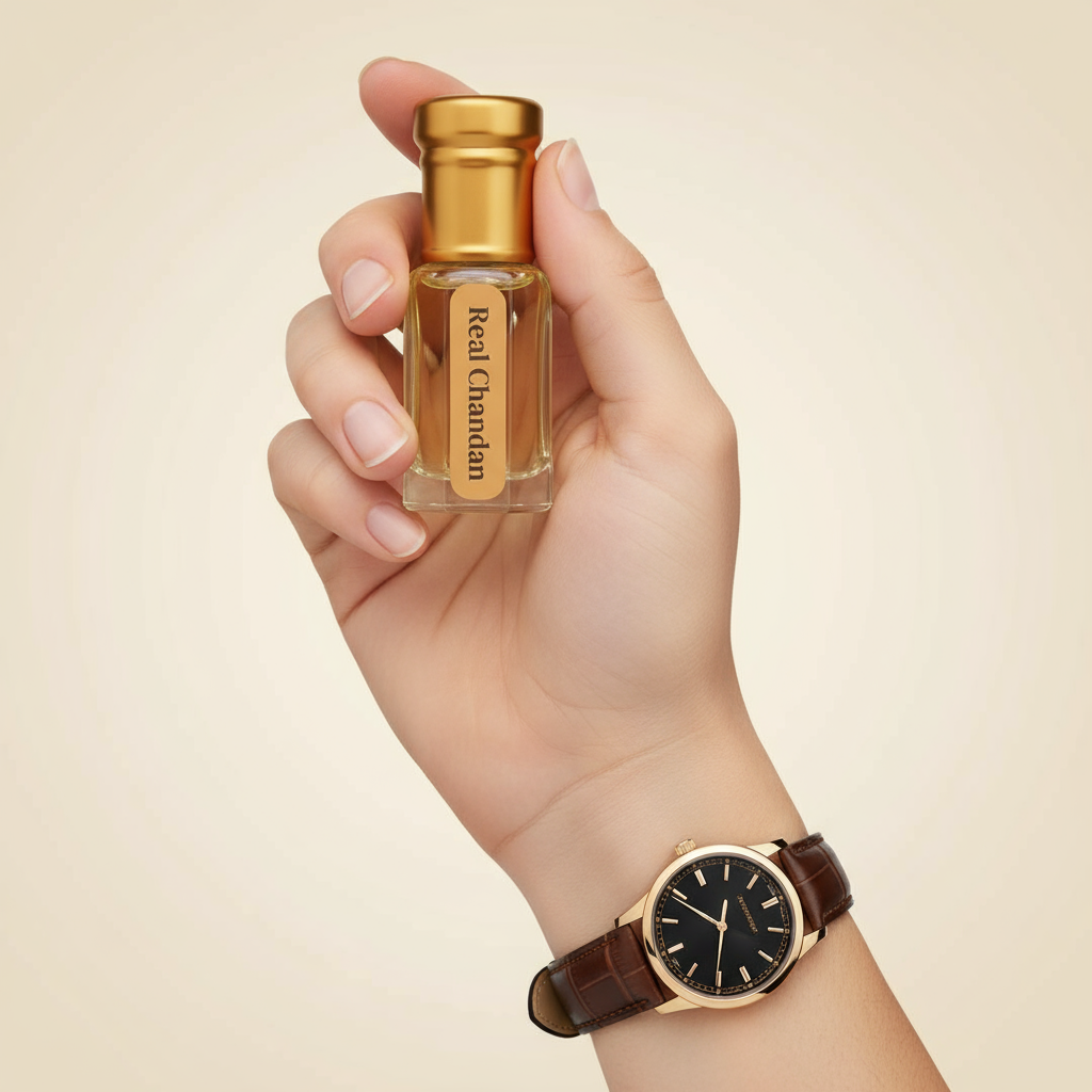 Real Chandan Attar Original Pure Long-Lasting NEESENCE