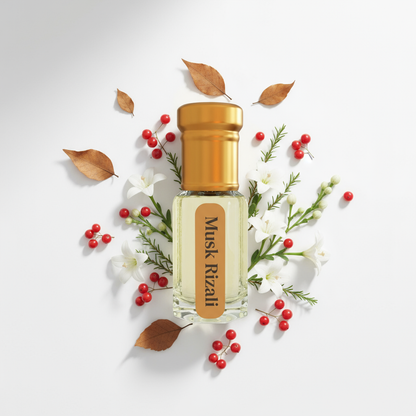 Musk Rizali Attar by NEESENCE Concentrated Elegant Musk Scent 100% Alcohol-Free