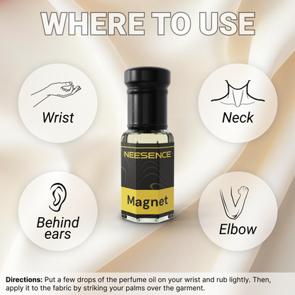 Magnet Attar Original Attar By NEESENCE Alcohol Free Luxury ittar