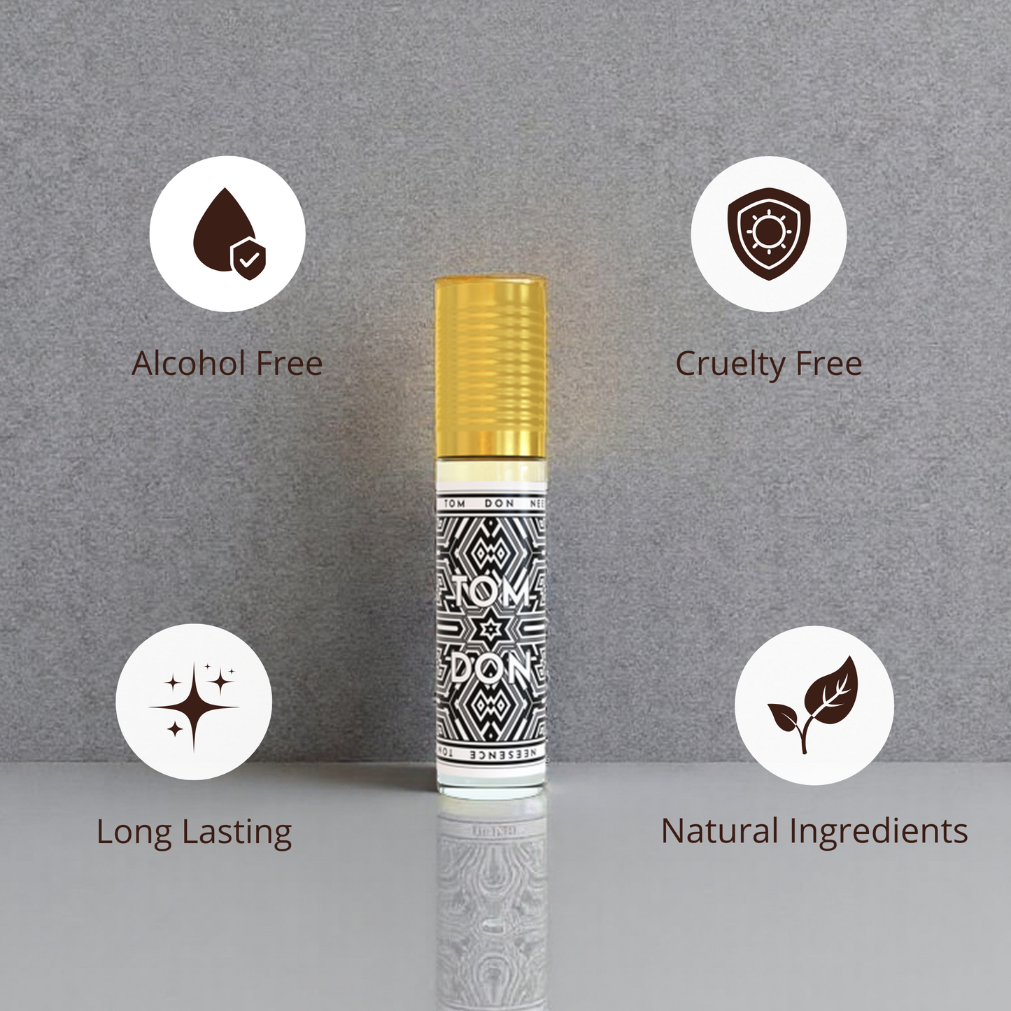 NEESENCE Tom Don Luxury Attar 6.5ml | Super Long Lasting 100% Alcohol Free & Pure