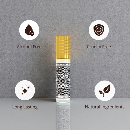 NEESENCE Tom Don Luxury Attar 6.5ml | Super Long Lasting 100% Alcohol Free & Pure